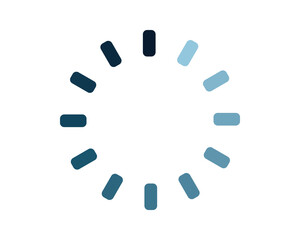 Loading bar status icon. Vector illustration. Vector loaded icons. Download progress. Donload or Upload.