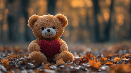 teddy bear with heart