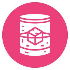 Whiskey Glass Vector Icon
