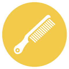 Beard Comb Vector Icon
