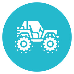 All Terrain Vehicle Vector Icon