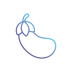 Eggplant Vector icon