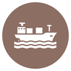Maritime Cargo Vector Icon