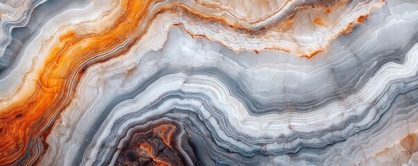 Fototapeta premium A close-up view of a stone surface, showing rough, grainy textures and organic details.