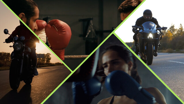 Split Frame Sport Opener