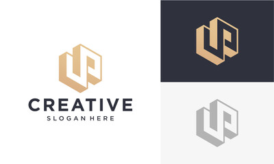 initial up vector logo