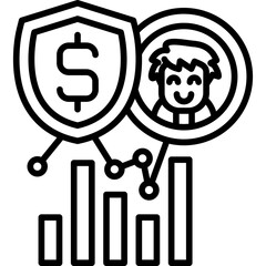 Growth Icon Vector Element