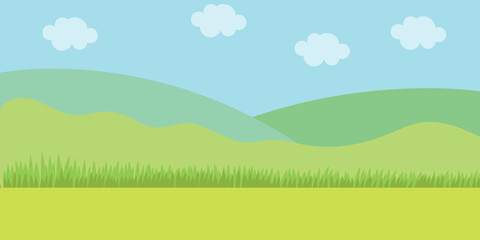 Abstract nature background by layers. For banners and background. Vector illustration.
