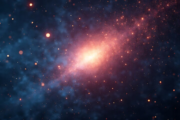 Fototapeta premium Exploring cosmic wonders nebula formation outer space digital art universe close-up astronomy