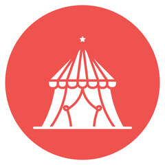 Play Tent Vector Icon