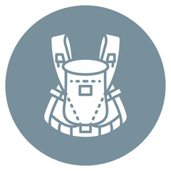 Baby Carrier Vector Icon