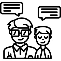 Teamwork Icon Vector Element