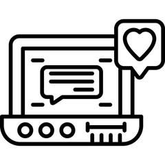 Chat Bubble Icon Vector Element