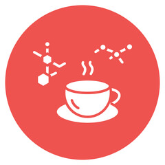 Coffee Chemistry Vector Icon
