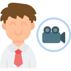 Video Call Icon Vector Element