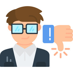 Unlike Icon Vector Element