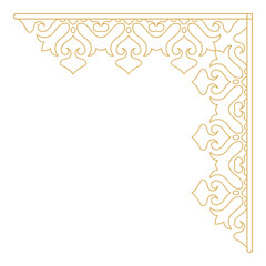 Vintage ornamental corner and frame design.