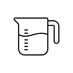 Measuring cup Vector icon