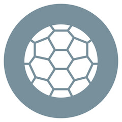 Fototapeta premium Soccer Match Ball Vector Icon