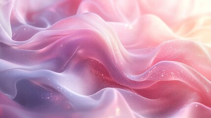 Obraz premium A soft gradient background with silver, pearl, and soft blush hues, creating an elegant and serene atmosphere