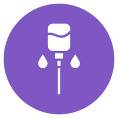 IV Drip Vector Icon