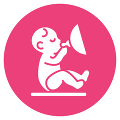 Lactation Vector Icon