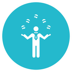 Obraz premium Stress Tolerance Vector Icon