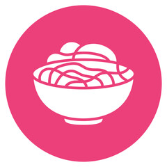 Chow Mein Vector Icon