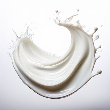 Genelait, cr&ecirc;me, yaourt  blanc, aliment, clapoter, liquide, yaourt, boire, exploitation laiti&egrave;re, abattre, mayo, dessert, verser, sain, isol&eacute;, oeuf, balles, frais, gros plan, bonbon, macro, ated image