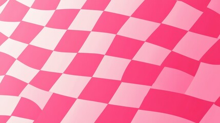 Pink checkered pattern background PNG. illustration