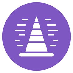 Speed Training Cone Vector Icon
