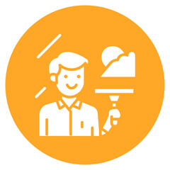 Cleaning Windows Vector Icon