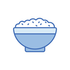 Rice bowl Vector icon