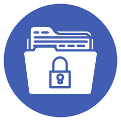 Obraz premium Personal Records Vector Icon