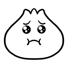 vector illustration of a bun