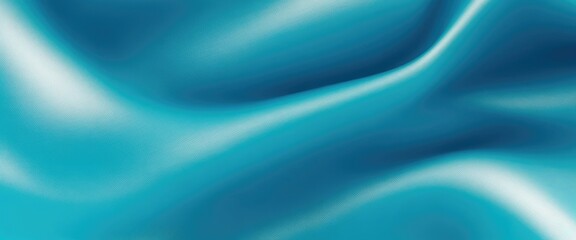Obraz premium Cyan color silk fabric Abstract background