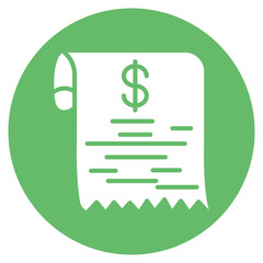 Payment Receipt Vector Icon