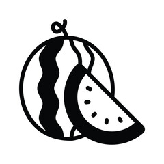 A fresh watermelon slice symbolizing summer, refreshment, and tropical vacations.