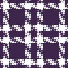 Modern Seamless Tartan in Cool Eggplant tones Textile Design