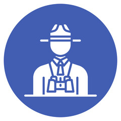 Park Ranger Vector Icon