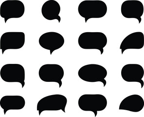 Speech bubbles collection. Vector illustration