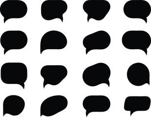 Speech bubbles collection. Vector illustration