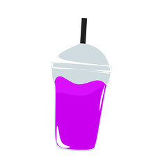 Illustrasion of a bubble tea drink