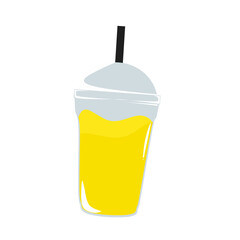 Illustrasion of a bubble tea drink