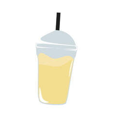 Illustrasion of a bubble tea drink