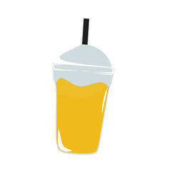 Illustrasion of a bubble tea drink