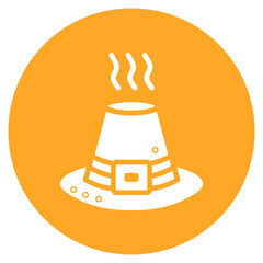 Pilgrim Hat Vector Icon