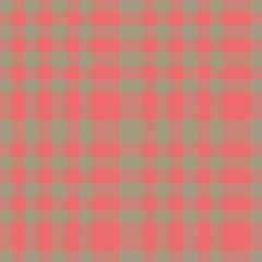Cool Stone Seamless Tartan with Dusty Salmon Pink accents Textile Design