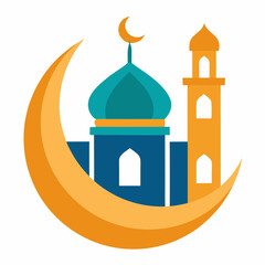 A vector related to Eid with white background