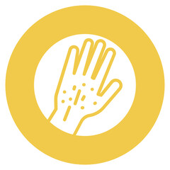 Skin Flare Up Vector Icon